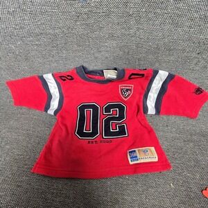 NFL Originals Houston Texans Baby Jersey Red EST 2002 Infant 3-6 Months